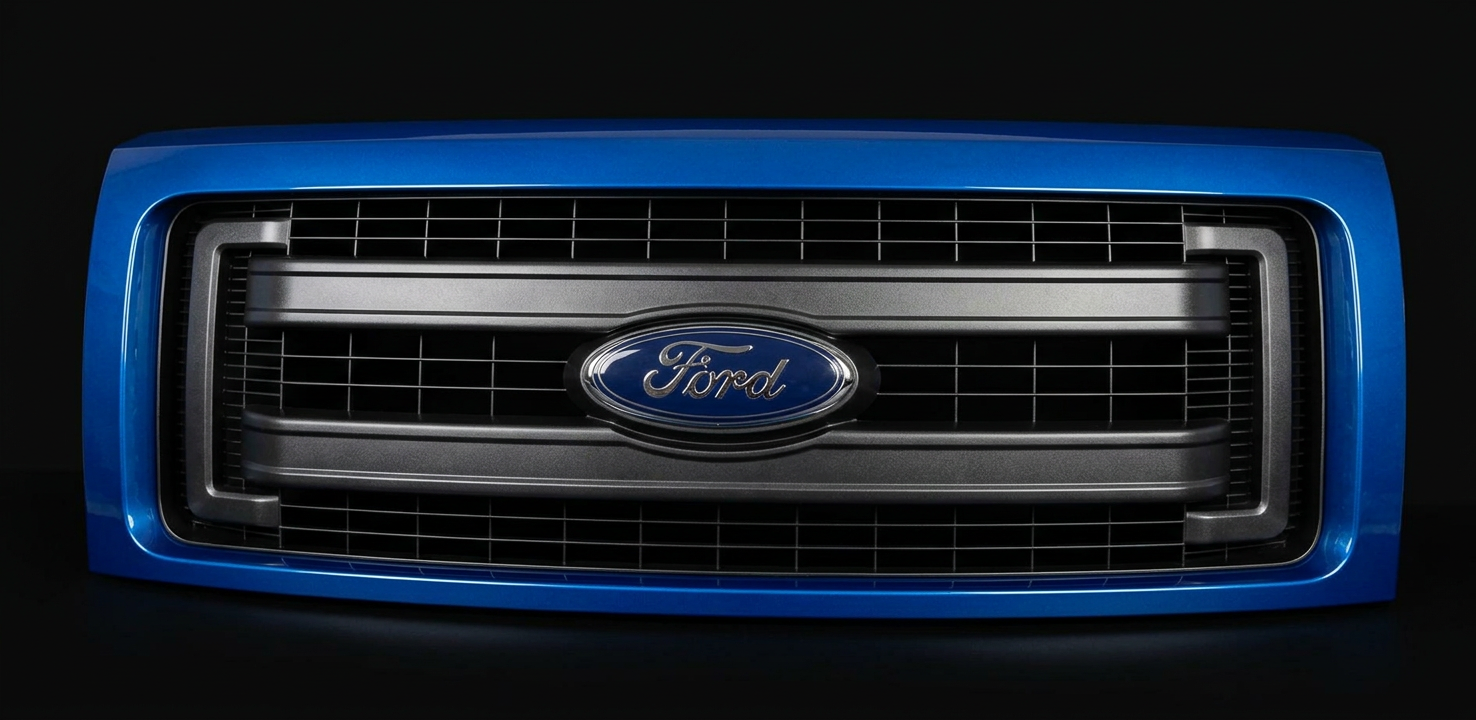 Blue Ford Grill